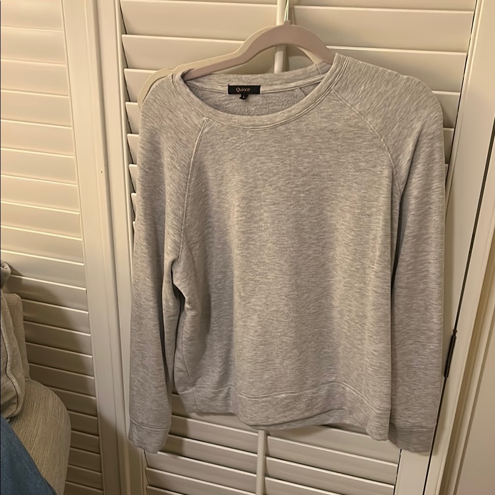 Classic Gray Women's sweatshirt by quince . Gently worn size large